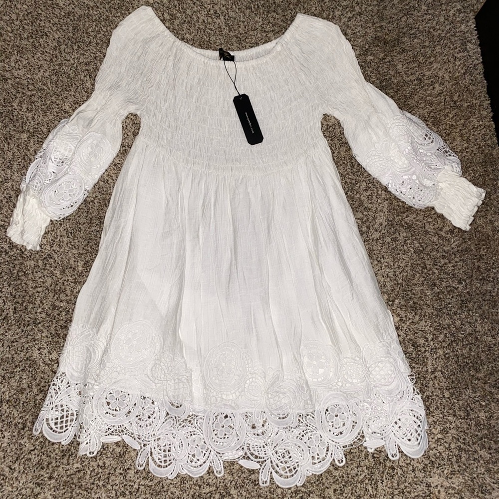 White dress